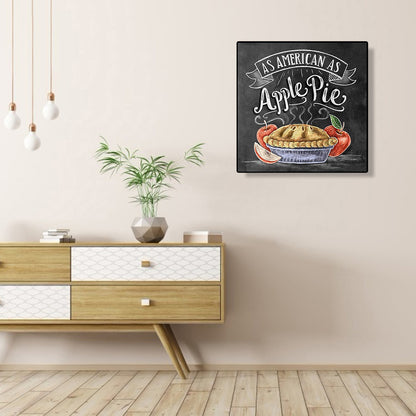 Chalkboard Drawing - Full Round Drill Diamond Painting 30*30CM