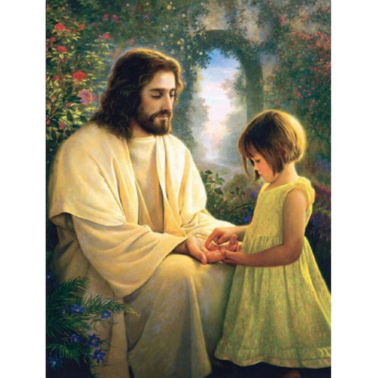 Religion - Full Round Drill Diamond Painting 30*40CM