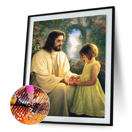Religion - Full Round Drill Diamond Painting 30*40CM
