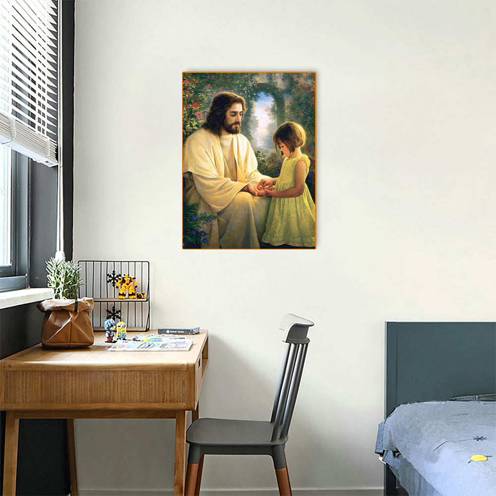 Religion - Full Round Drill Diamond Painting 30*40CM