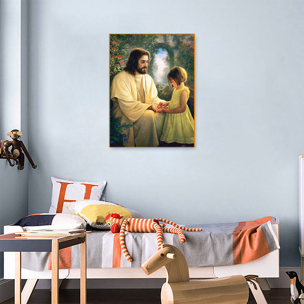 Religion - Full Round Drill Diamond Painting 30*40CM