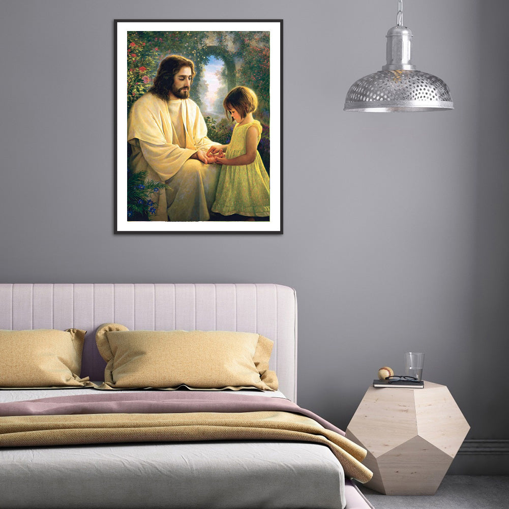 Religion - Full Round Drill Diamond Painting 30*40CM