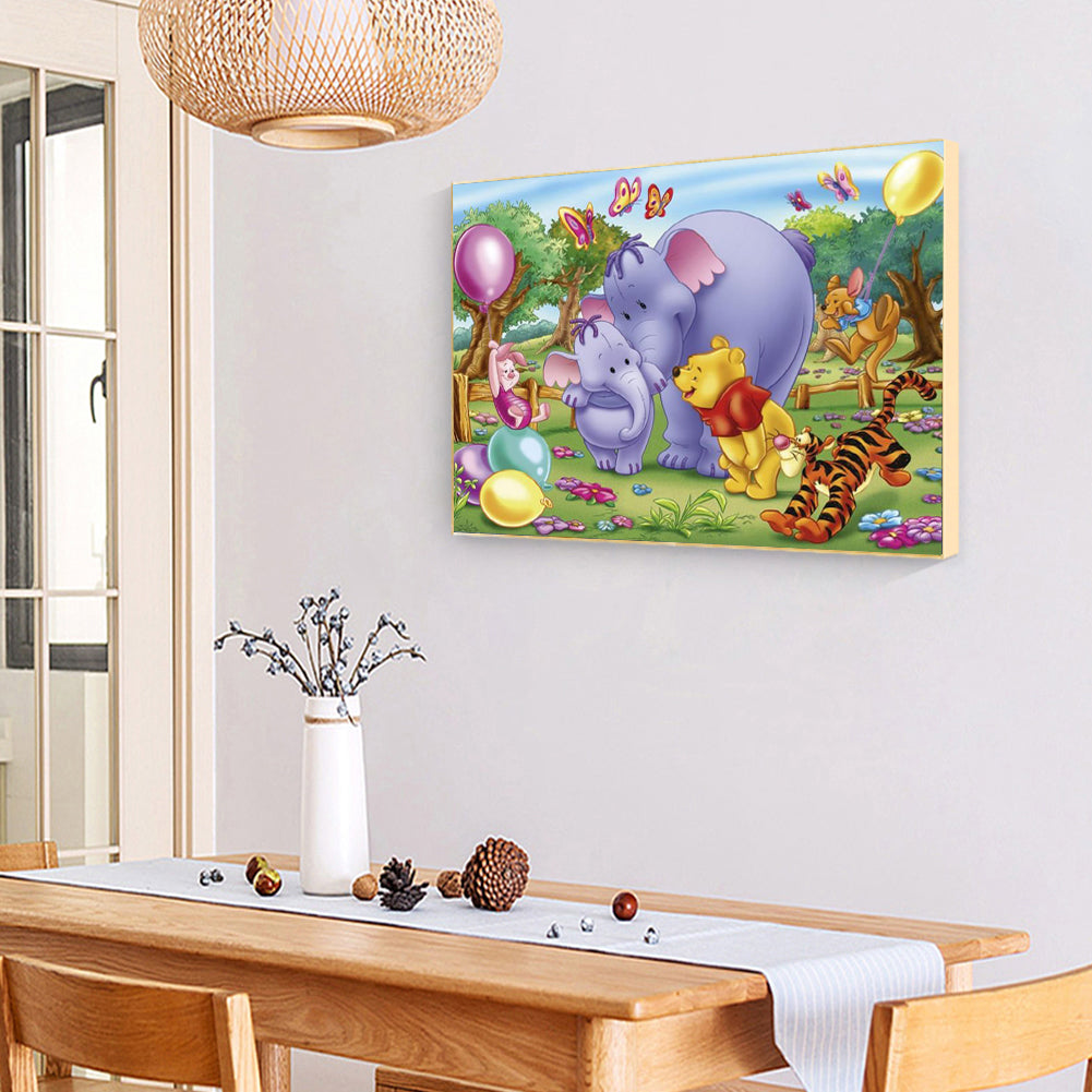 Winnie The Pooh - Full Round Drill Diamond Painting 40*30CM