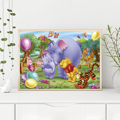 Winnie The Pooh - Full Round Drill Diamond Painting 40*30CM