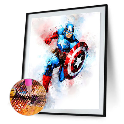 Marvel Superheroes - Full Round Drill Diamond Painting 30*40CM