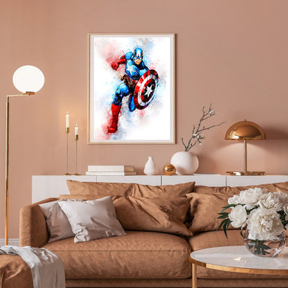 Marvel Superheroes - Full Round Drill Diamond Painting 30*40CM