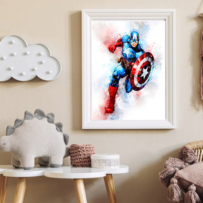 Marvel Superheroes - Full Round Drill Diamond Painting 30*40CM