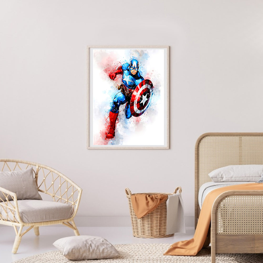 Marvel Superheroes - Full Round Drill Diamond Painting 30*40CM