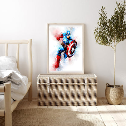 Marvel Superheroes - Full Round Drill Diamond Painting 30*40CM