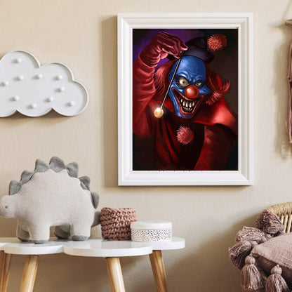 Evil Clown - Full Round Drill Diamond Painting 50*60CM