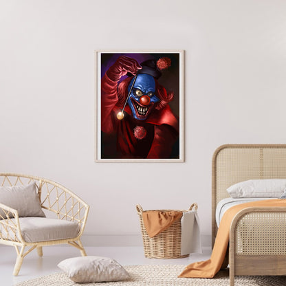 Evil Clown - Full Round Drill Diamond Painting 50*60CM