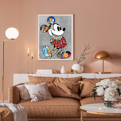 Mickey Mouse - Full Round Drill Diamond Painting 30*40CM