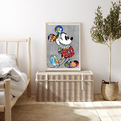 Mickey Mouse - Full Round Drill Diamond Painting 30*40CM