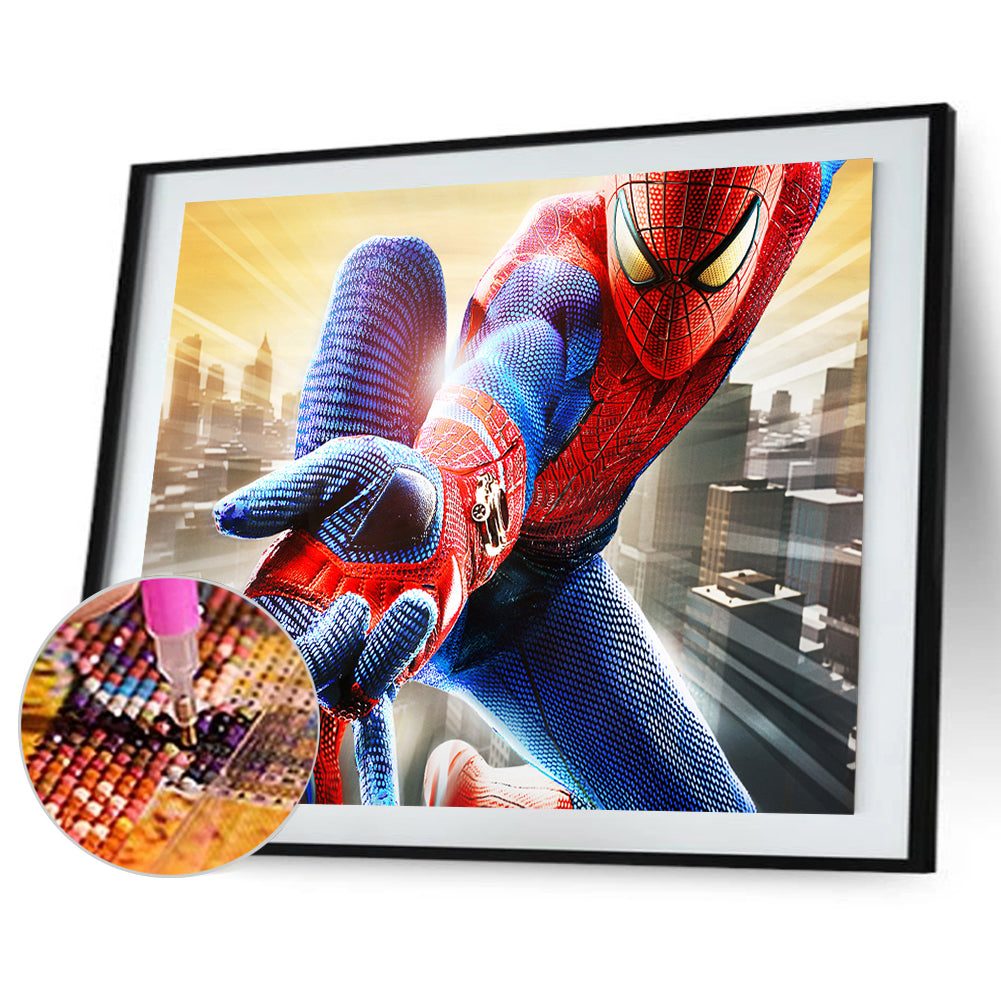 Spiderman - Full Round Drill Diamond Painting 40*30CM