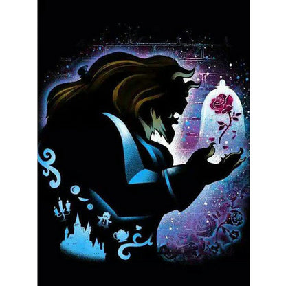 Silhouette Disney - Full Round Drill Diamond Painting 50*60CM