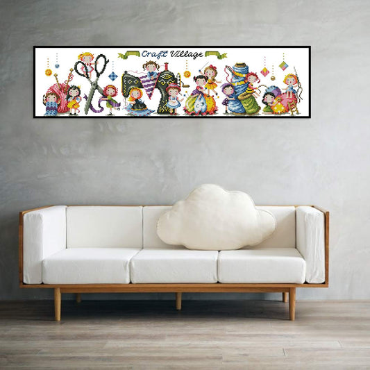Craft Village - 11CT Counted Cross Stitch 78*24CM