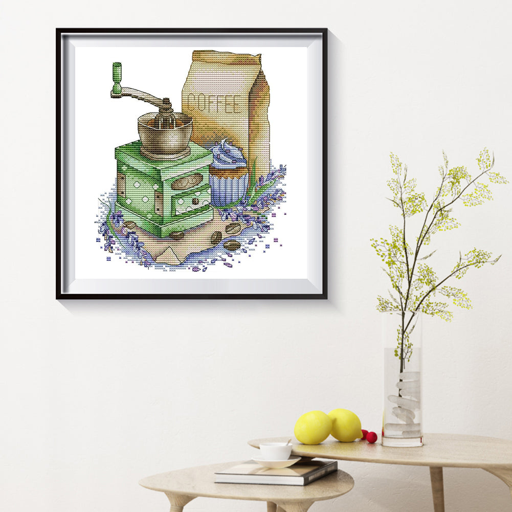 Coffee Two - 11CT Counted Cross Stitch 27*34CM