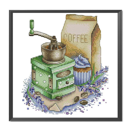 Coffee Two - 11CT Counted Cross Stitch 27*34CM