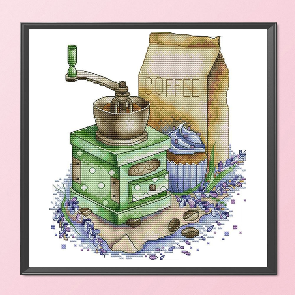 Coffee Two - 11CT Counted Cross Stitch 27*34CM