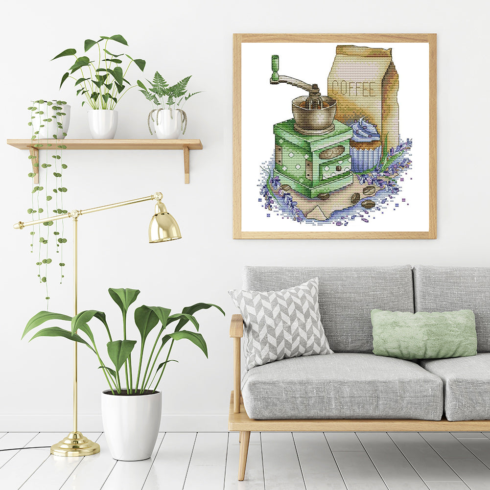 Coffee Two - 11CT Counted Cross Stitch 27*34CM