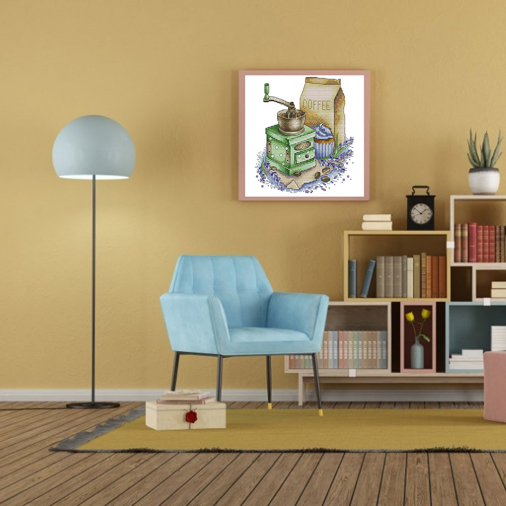 Coffee Two - 11CT Counted Cross Stitch 27*34CM