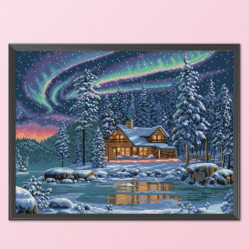 Northern Lights - 14CT Counted Cross Stitch 55*43CM