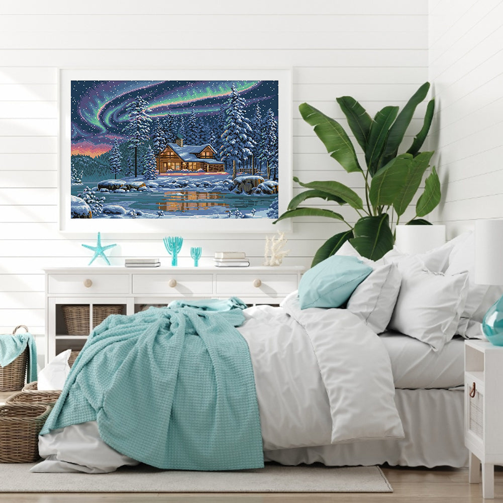 Northern Lights - 14CT Counted Cross Stitch 55*43CM