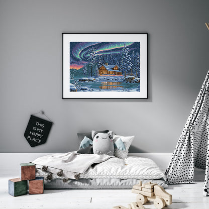 Northern Lights - 14CT Counted Cross Stitch 55*43CM