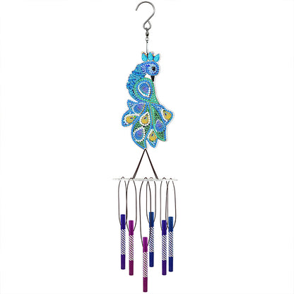 Acrylic Wind Chime Bell Pendant DIY Diamond Painting Mosaic Kit Home Decor