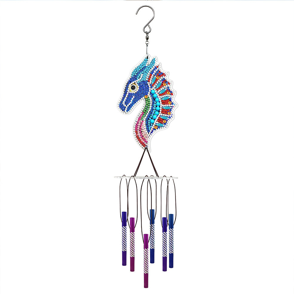 Acrylic Wind Chime Bell Pendant DIY Diamond Painting Mosaic Kit Home Decor