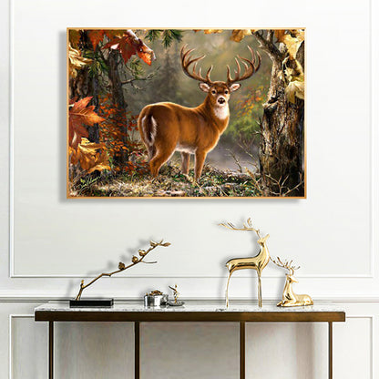 Deer - Full Square Drill Diamond Painting 40*30CM