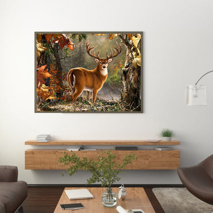 Deer - Full Square Drill Diamond Painting 40*30CM