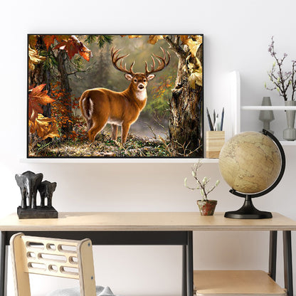 Deer - Full Square Drill Diamond Painting 40*30CM