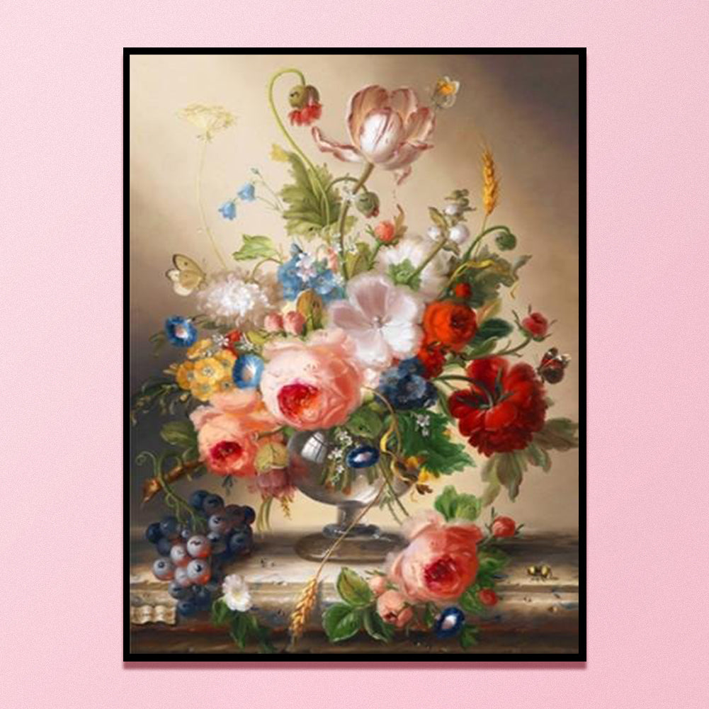 Vintage Vase - 11CT Counted Cross Stitch 38*50CM