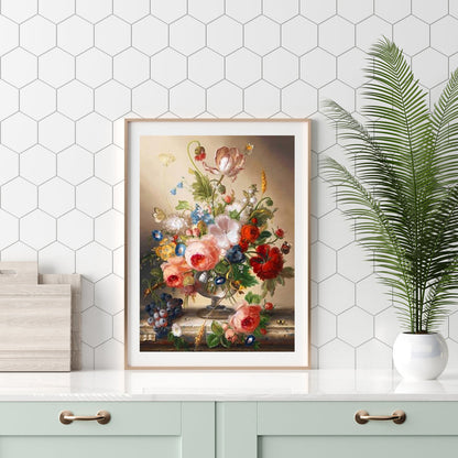 Vintage Vase - 11CT Counted Cross Stitch 38*50CM