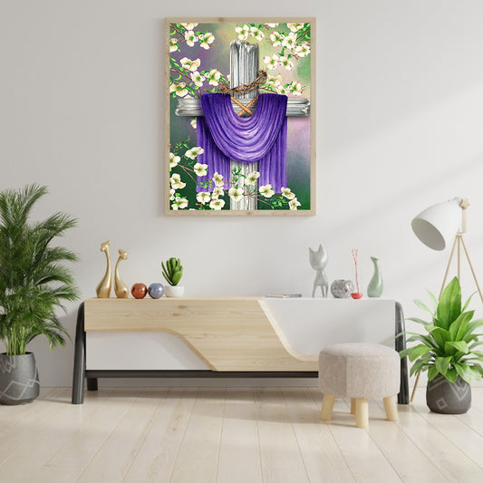 Cross - 11CT Stamped Cross Stitch 40*50CM