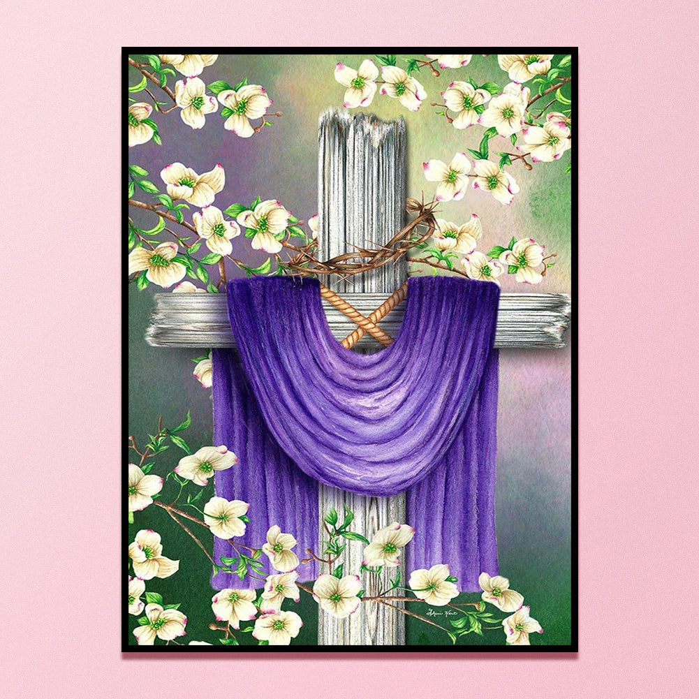 Cross - 11CT Stamped Cross Stitch 40*50CM