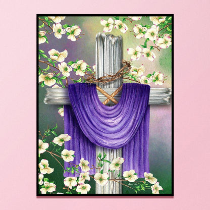 Cross - 11CT Stamped Cross Stitch 40*50CM