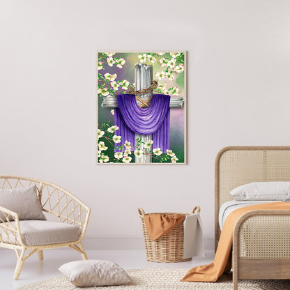 Cross - 11CT Stamped Cross Stitch 40*50CM