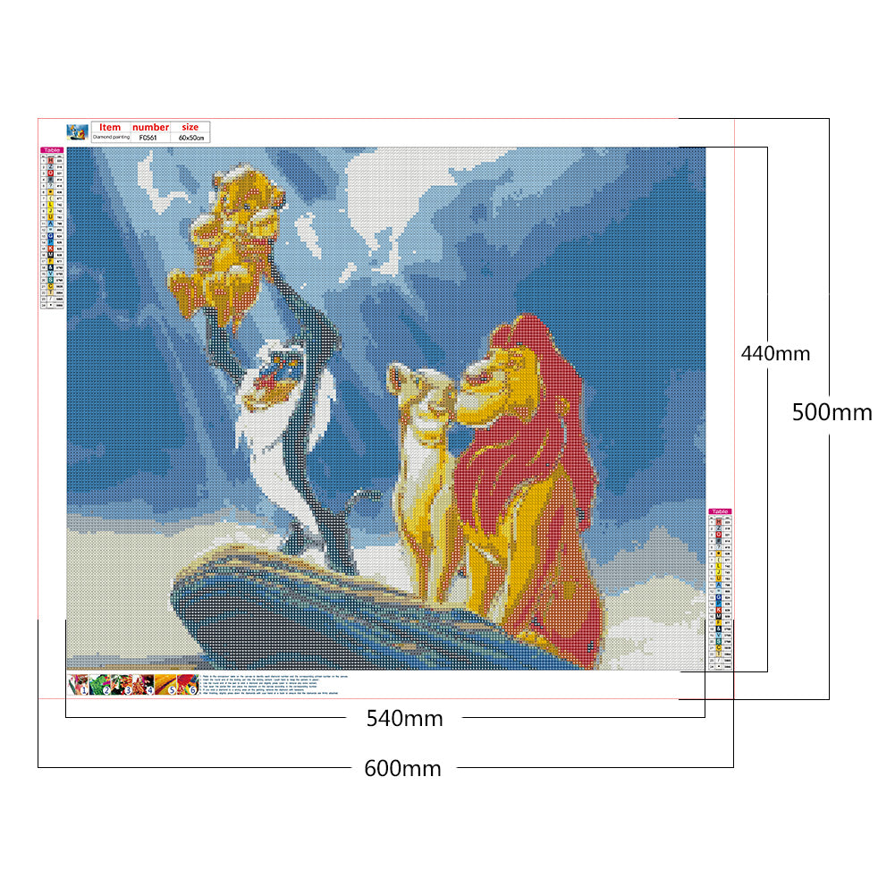 Cartoon - Full Square Drill Diamond Painting 60*50CM