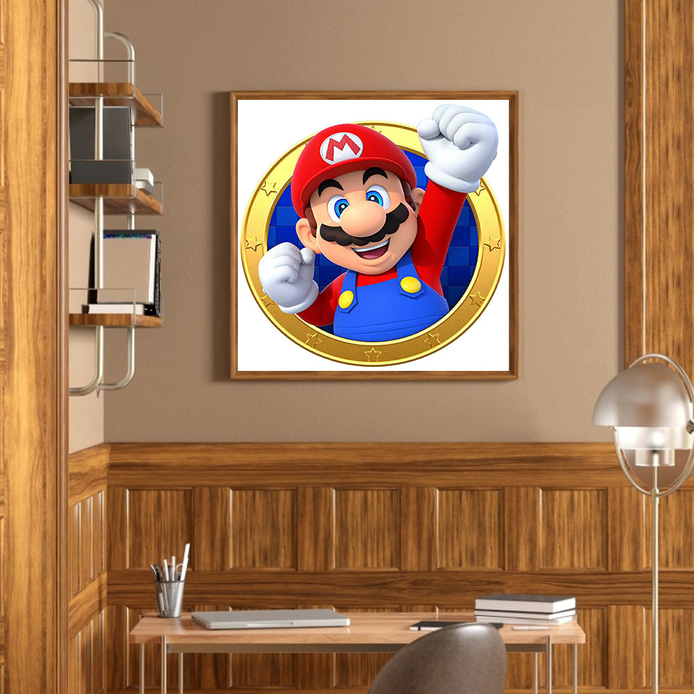 Super Mario - Full Round Drill Diamond Painting 30*30CM