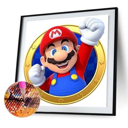 Super Mario - Full Round Drill Diamond Painting 30*30CM