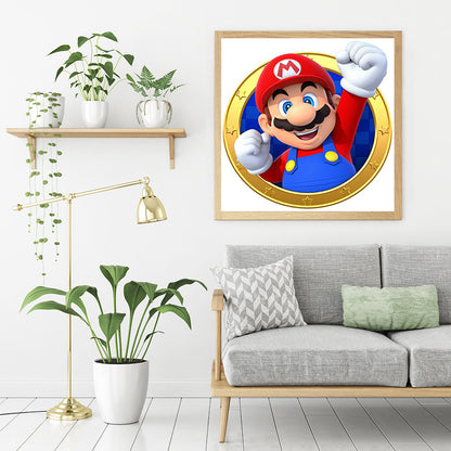 Super Mario - Full Round Drill Diamond Painting 30*30CM