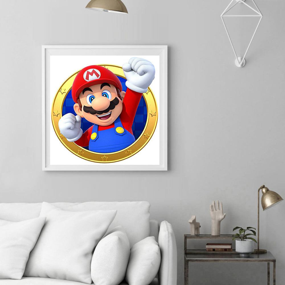 Super Mario - Full Round Drill Diamond Painting 30*30CM