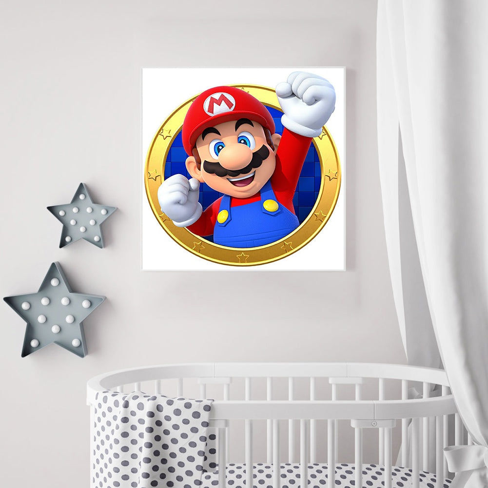 Super Mario - Full Round Drill Diamond Painting 30*30CM