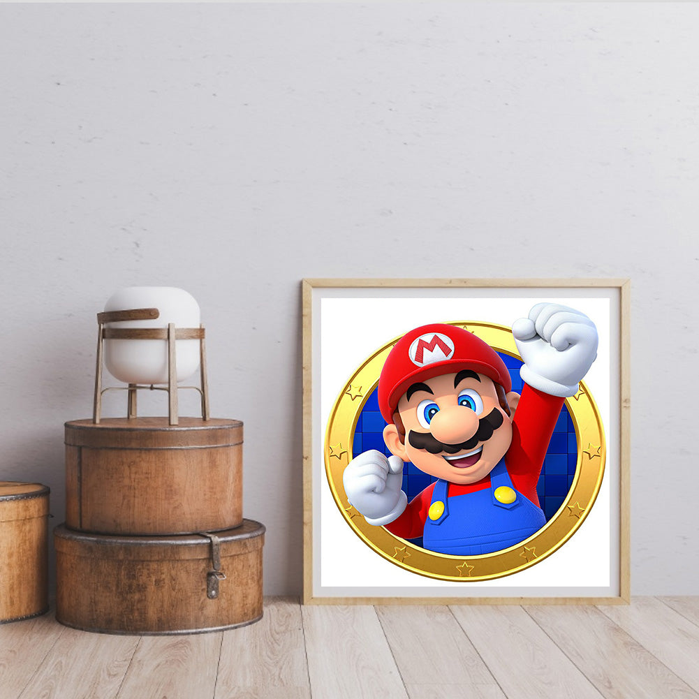 Super Mario - Full Round Drill Diamond Painting 30*30CM