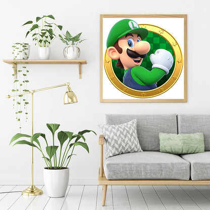 Super Mario - Full Round Drill Diamond Painting 30*30CM