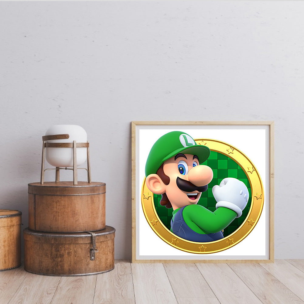 Super Mario - Full Round Drill Diamond Painting 30*30CM