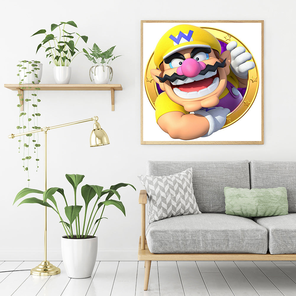 Super Mario - Full Round Drill Diamond Painting 30*30CM