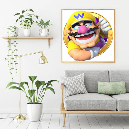 Super Mario - Full Round Drill Diamond Painting 30*30CM